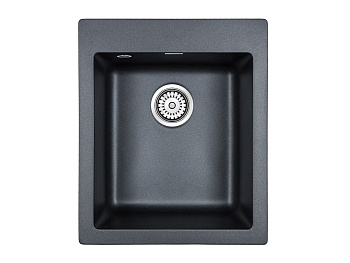 Кухонная мойка Paulmark KANTE 40 PM104249-BLM 40х50 цвет черный